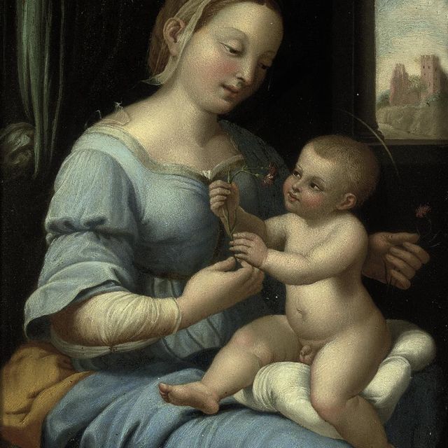 Raphael — The Madonna of the Pinks