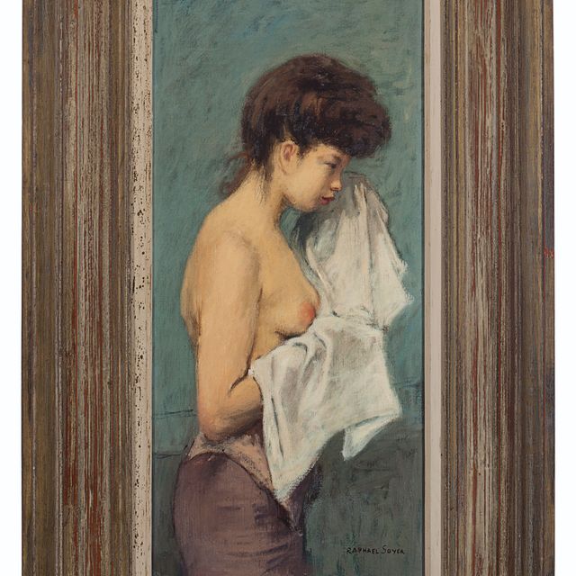 Raphael — Girl with towel