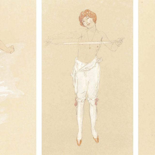 Raphael — Seated nude; Girl in white breeches; and Blue stockings