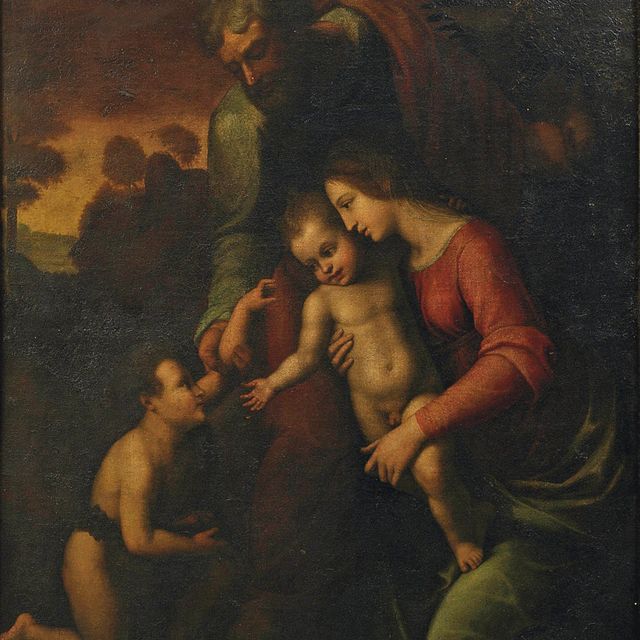 Raphael — The Holy Family with Infant Saint John the Baptist