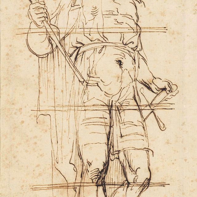 Raphael — A classical general, standing, holding his baton of command