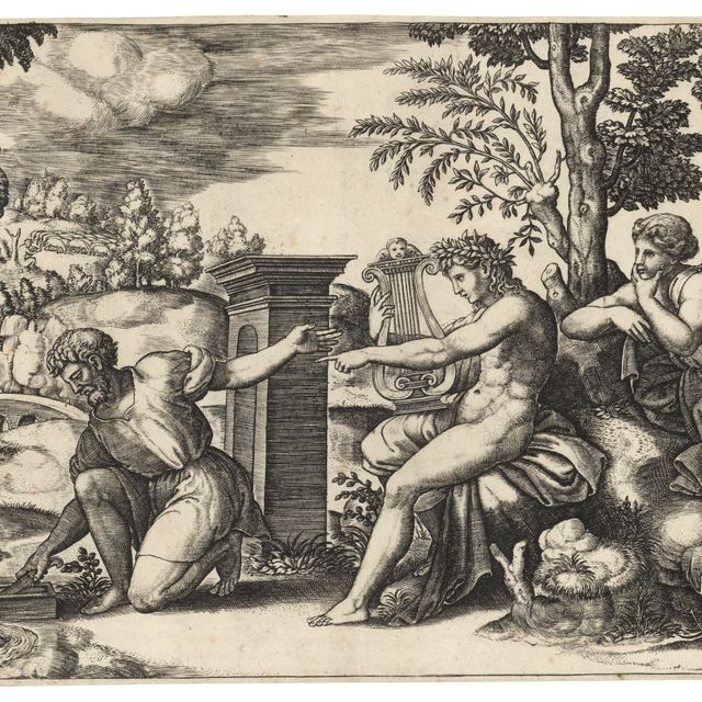 Raphael — Apollo and Marsyas
