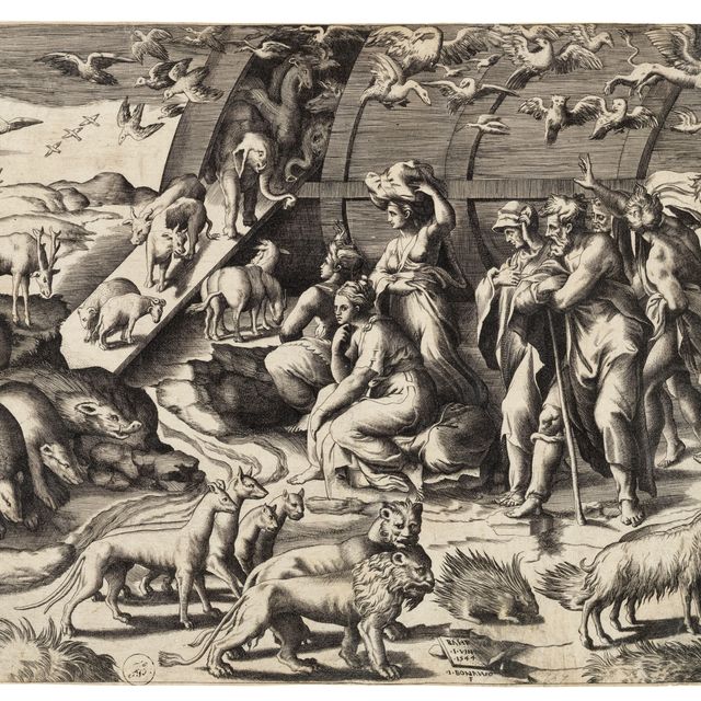 Raphael — Noah and the Animals leaving the Ark