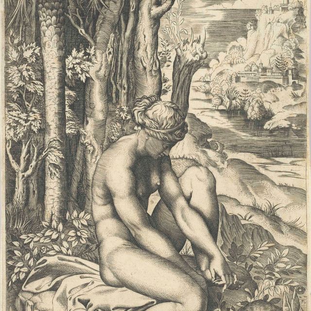 Raphael — Venus wounded by the Rose's Thorn (Bartsch 321)