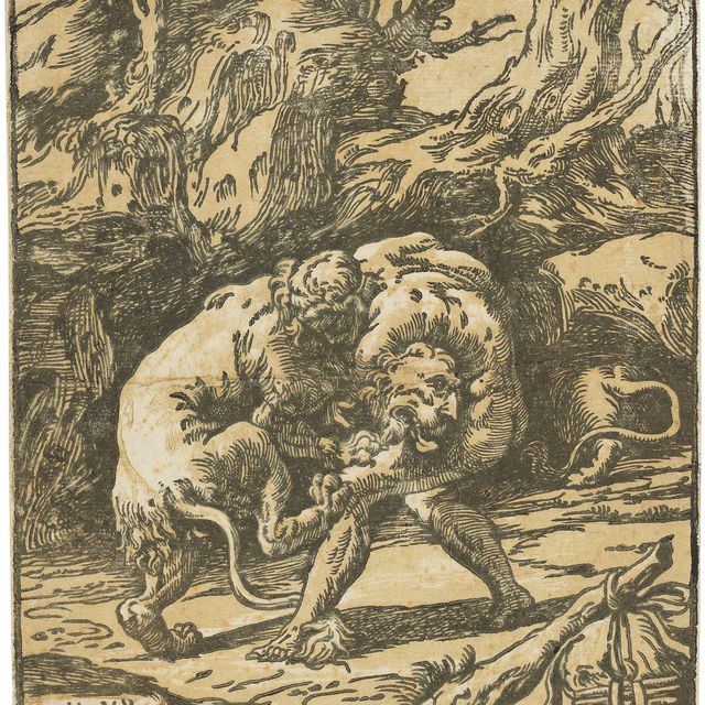 Raphael — Hercules and the Nemean Lion