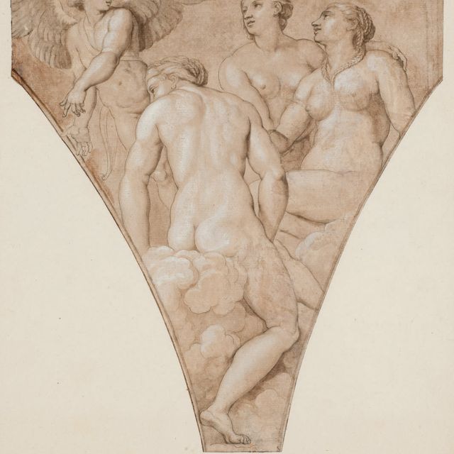 Raphael — Les trois Grâces avec l'Amour, d'après Raphaël