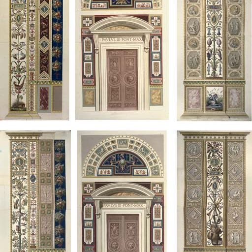 Raphael — ELEVEN AFTER J. OTTAVIANI, NUMBERED, NUM. V, V, VI, VII, IX, XI, POSSIBLY XII (CORNER TORN), XIII, A, B AND ONE WITH TORN NUMBER; AND SIX AFTER GIOVANNI VOLPATO, NUMBERED, NO. 1, 3, 4, 5, 6, 12, LATE 18TH OR EARLY 19TH CENTURY