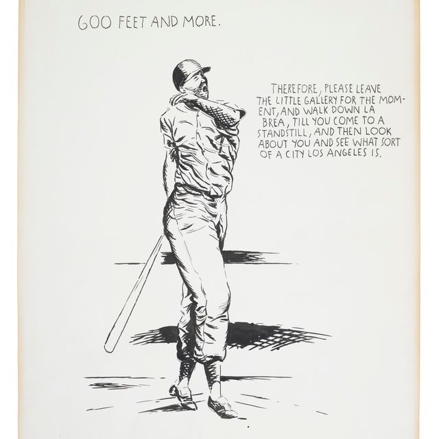 Raymond Pettibon — Untitled (600 Feet and More)
