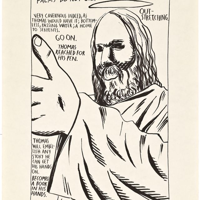 Raymond Pettibon — Untitled (Summon Thomas…)