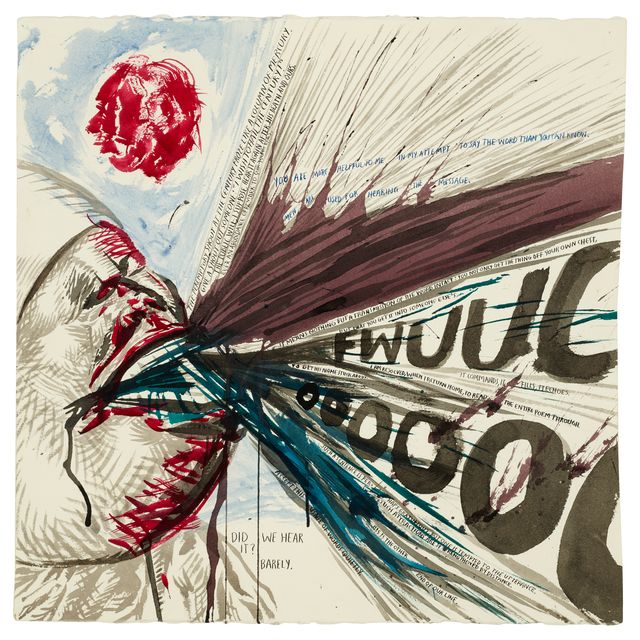 Raymond Pettibon — No Title (The peremptory shout...)
