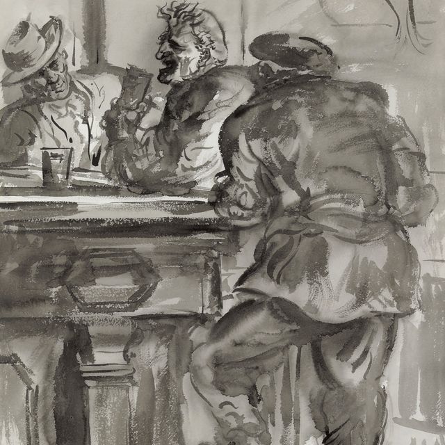 Reginald Marsh — Философ из бара