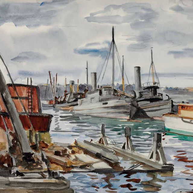 Reginald Marsh — Буксиры