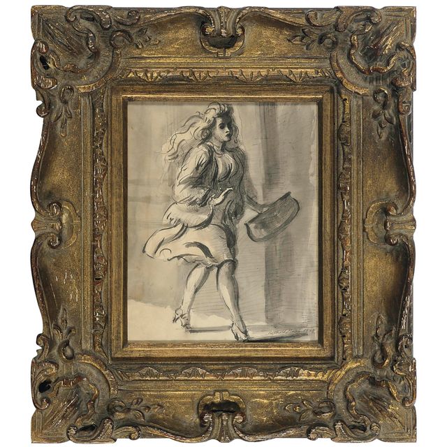 Reginald Marsh — Идущая женщина