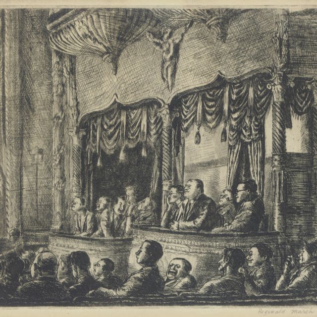 Reginald Marsh — Бурлеск на Ирвинг-Плейс (Сасовского, 101)