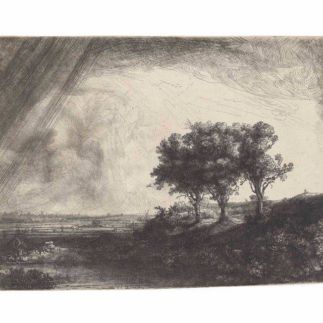 Rembrandt van Rijn — Три дерева (Б., Зал. 212; Н. 205; Новый зал. 214)