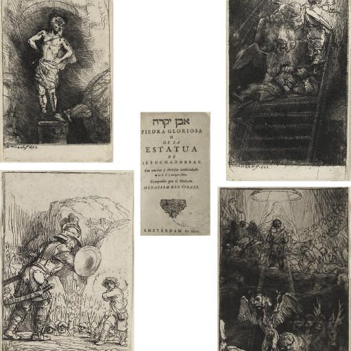 Rembrandt van Rijn — Четыре иллюстрации к книге на испанском языке (В., Зал. 36; Н. 284)