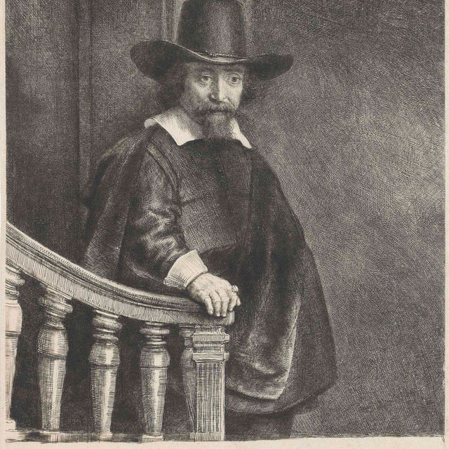 Rembrandt van Rijn — Эфраим Бонус, еврейский врач (B., Зал. 278; H. 226)