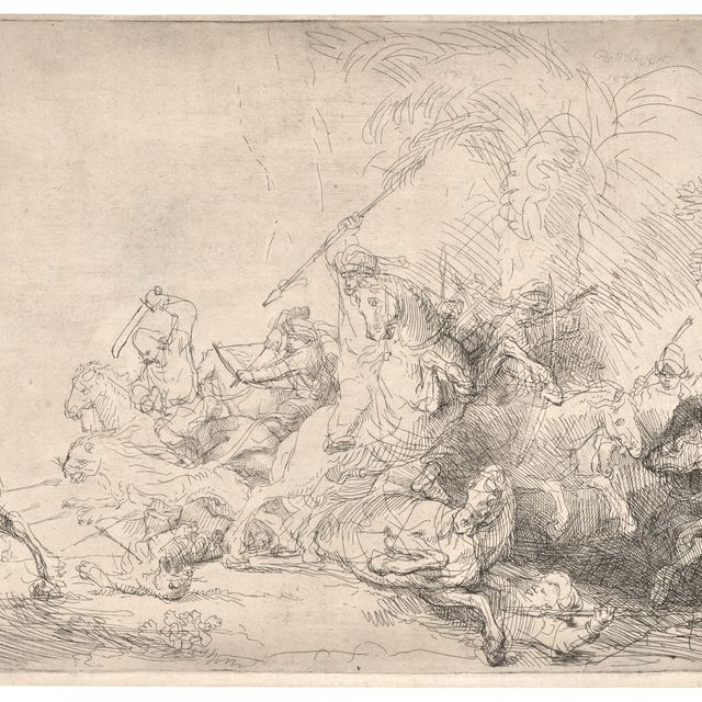 Rembrandt van Rijn — Большая охота на льва
