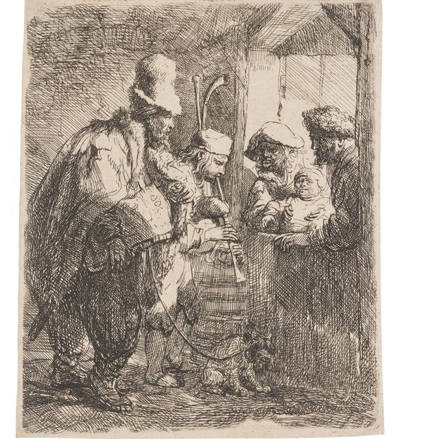 Rembrandt van Rijn — Бродячие музыканты