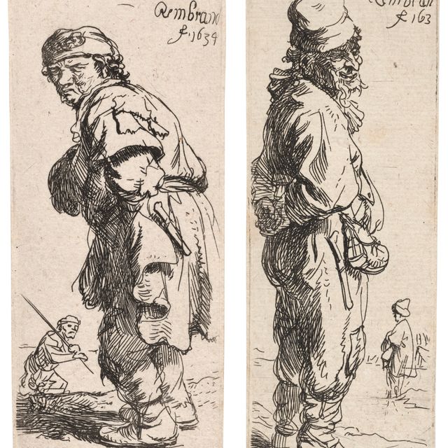 Rembrandt van Rijn — Крестьянин кричит: "Это виннич коут", и крестьянин отвечает: "Дац Ниет".