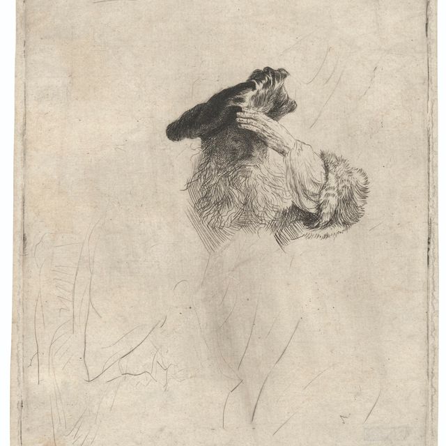 Rembrandt van Rijn — Старик прикрывает глаза этой рукой