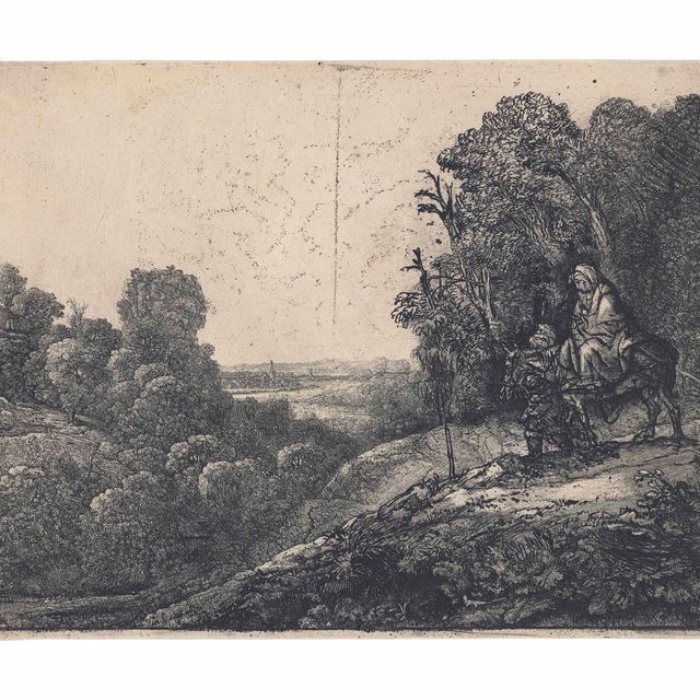 Rembrandt van Rijn — Бегство в Египет: изменено по сравнению с Сегерсом