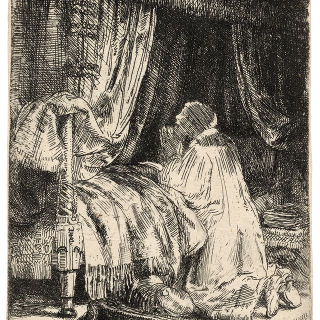 Rembrandt van Rijn — Давид в молитве