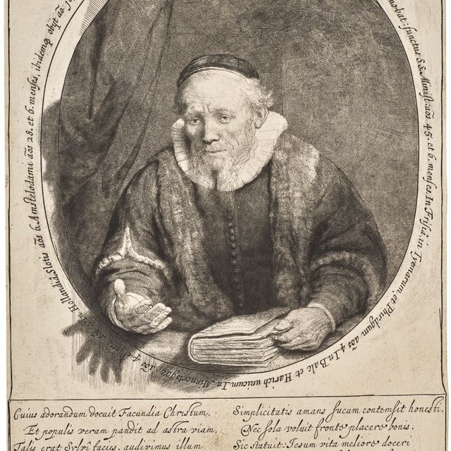 Rembrandt van Rijn — Ян Корнелис Сильвиус, проповедник