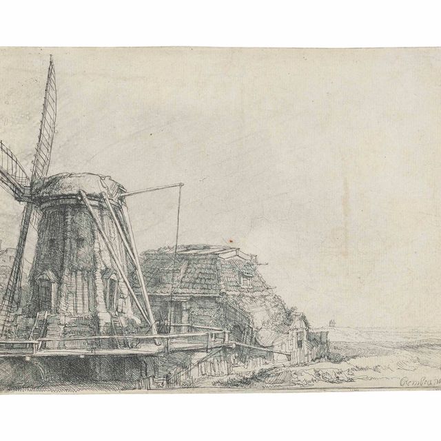 Rembrandt van Rijn — Ветряная мельница