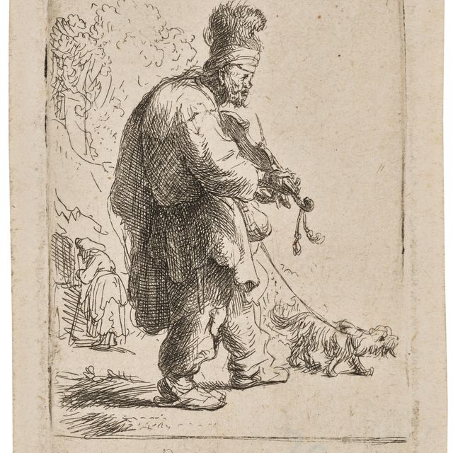 Rembrandt van Rijn — Слепой скрипач