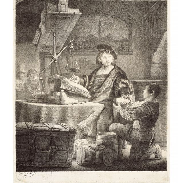 Rembrandt van Rijn — Ян Ойтенбогарт, "Золотоискатель"