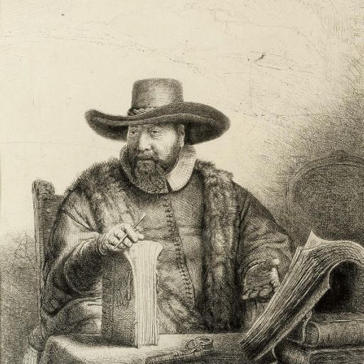 Rembrandt van Rijn — Корнелис Клаес. Ансло, проповедник (бакалавр, номер 271; H. 187)