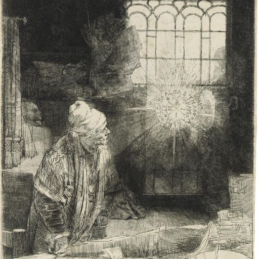 Rembrandt van Rijn — Фауст (В., стр. 270; Н. 260)