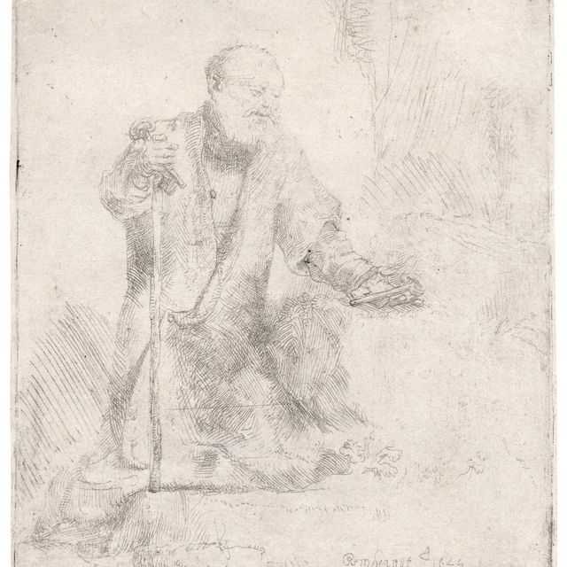 Rembrandt van Rijn — Святой Петр в покаянии