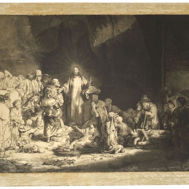 Rembrandt van Rijn — Христос, исцеляющий больных: "Гравюра за сто гульденов"