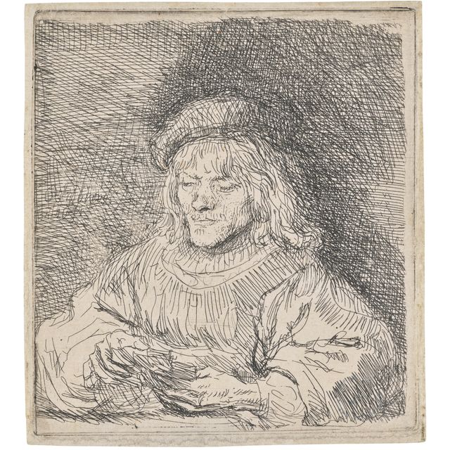 Rembrandt van Rijn — Игрок в карты