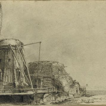 Rembrandt van Rijn — Ветряная мельница (В., Зал. 233; Н. 179)