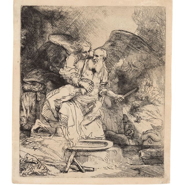 Rembrandt van Rijn — Жертва Авраама