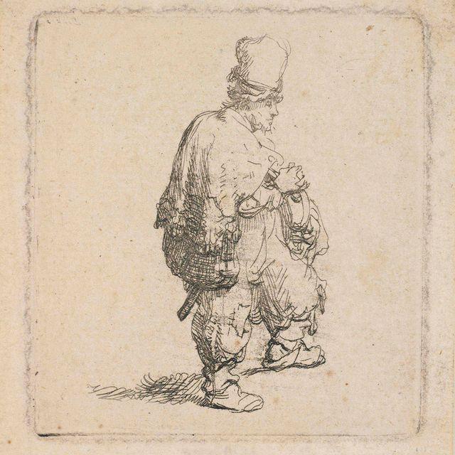 Rembrandt van Rijn — Полянин со скрещенными на груди руками (В., Зал. 140; Н. 138)