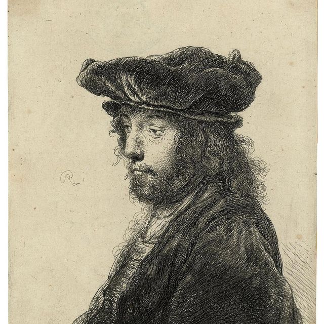 Rembrandt van Rijn — Четвертая восточная голова (Б., Зал. 289; Н. 134)