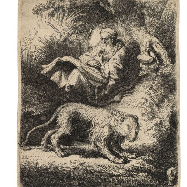 Rembrandt van Rijn — Чтение святого Иеронима