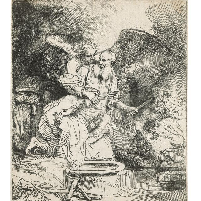 Rembrandt van Rijn — Жертвоприношение Авраама