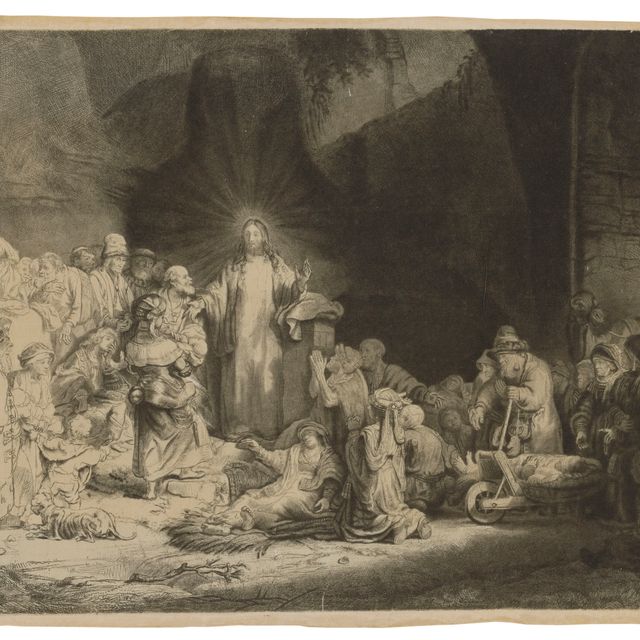 Rembrandt van Rijn — Христос, исцеляющий больных: "Гравюра за сто гульденов"
