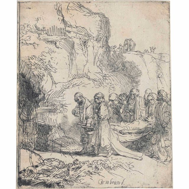 Rembrandt van Rijn — Христа отнесли ко гробу