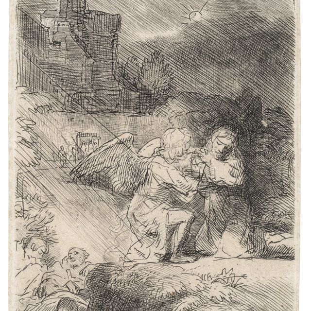 Rembrandt van Rijn — Агония в саду