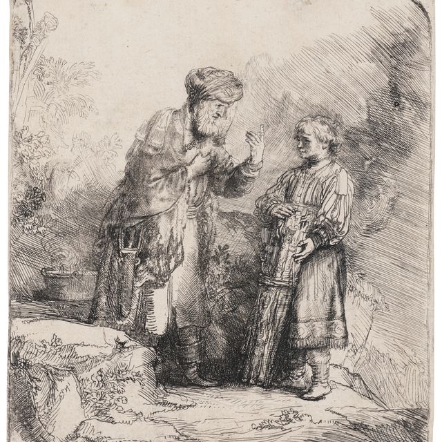 Rembrandt van Rijn — Авраам и Исаак