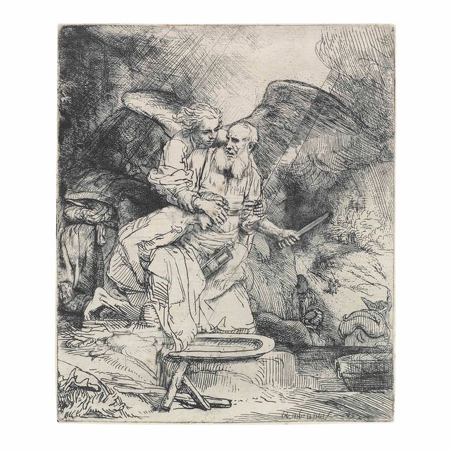 Rembrandt van Rijn — Жертвоприношение Авраама (Б., Зал. 35; Н. 283; Новый зал. 287)