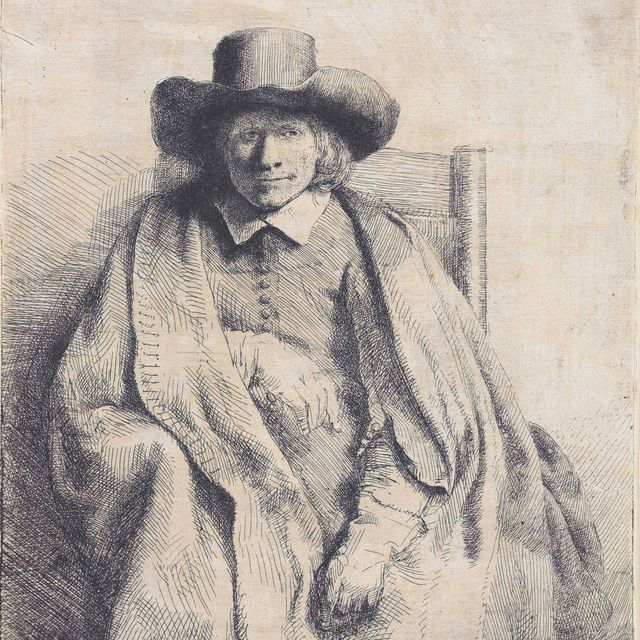 Rembrandt van Rijn — Клемент де Йонге, продавец принтов (B., стр. 272; H. 251)