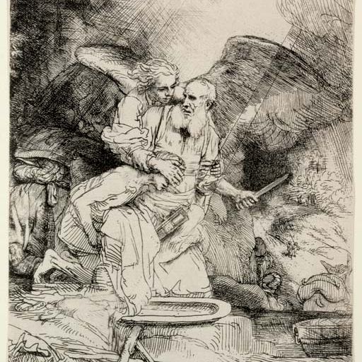 Rembrandt van Rijn — Жертвоприношение Авраама (Б., Зал. 35; Н. 283)
