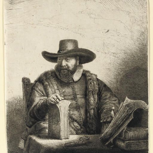 Rembrandt van Rijn — Корнелис Клаес. Ансло, проповедник (бакалавр, номер 271; H. 187)
